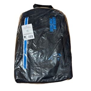 NFL Carolina Panthers Backpack NEW Book Bag Laptop Bag Black Blue